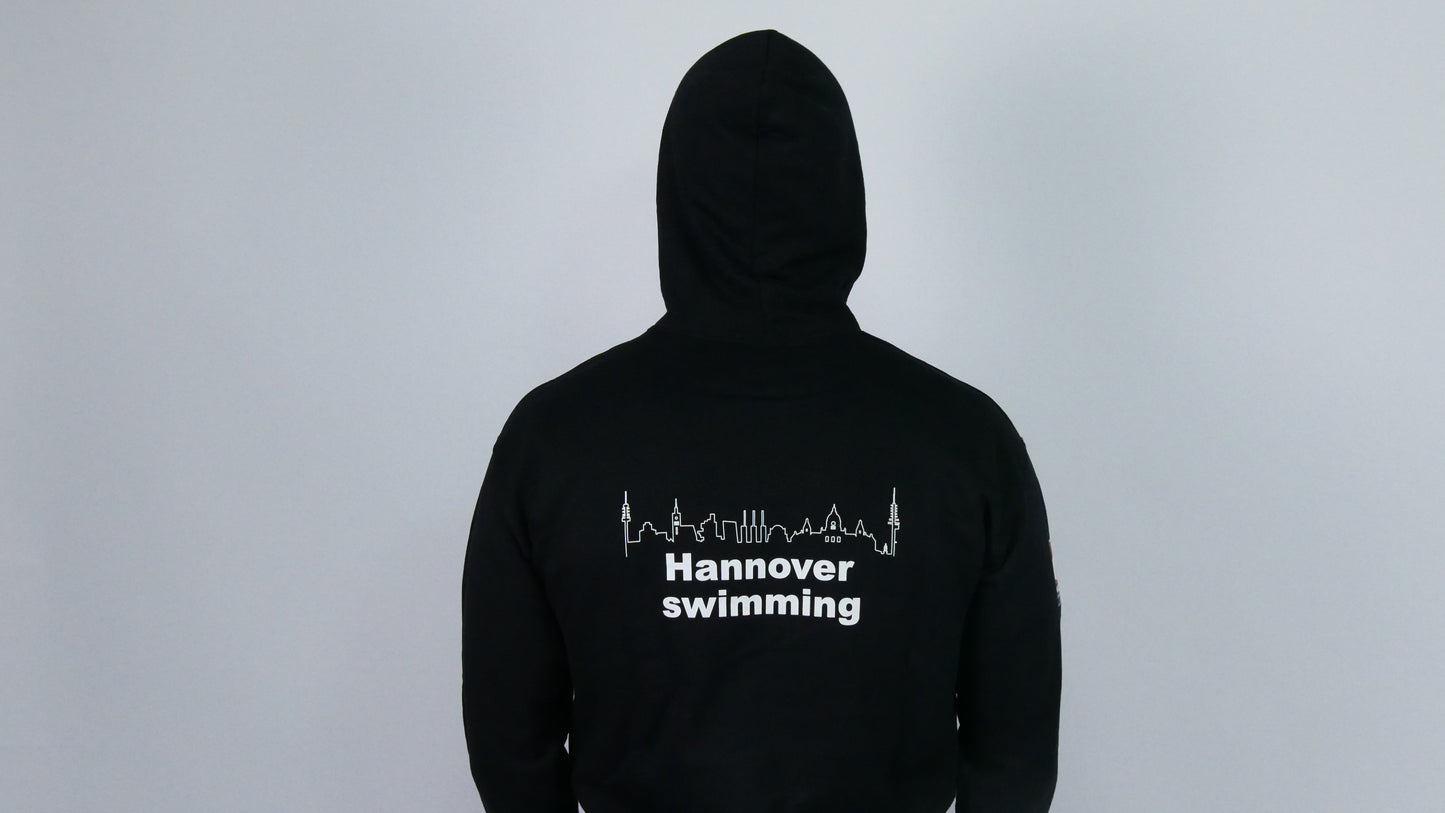 Kapuzenpullover mit Reißverschluss Schwimmen