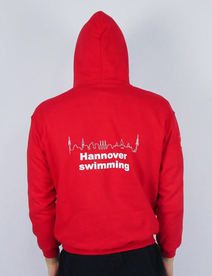 Kapuzenpullover mit Reißverschluss Schwimmen