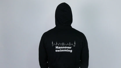 Kapuzenpullover mit Reißverschluss Schwimmen